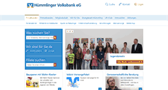 Desktop Screenshot of huemmlinger-volksbank.de